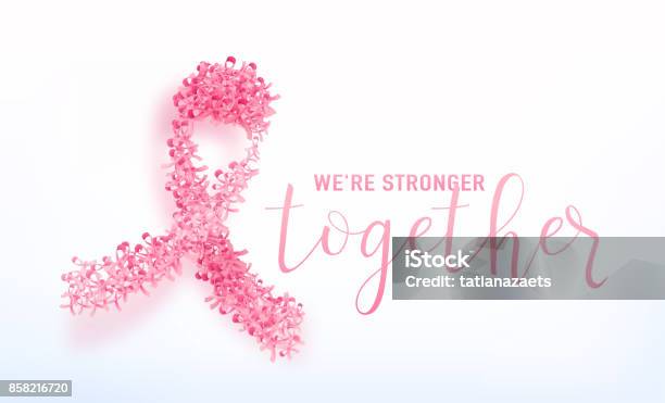 Vektorillustration Der Breast Cancer Awareness Hintergrund Stock Vektor Art und mehr Bilder von Brustkrebs-Schleife