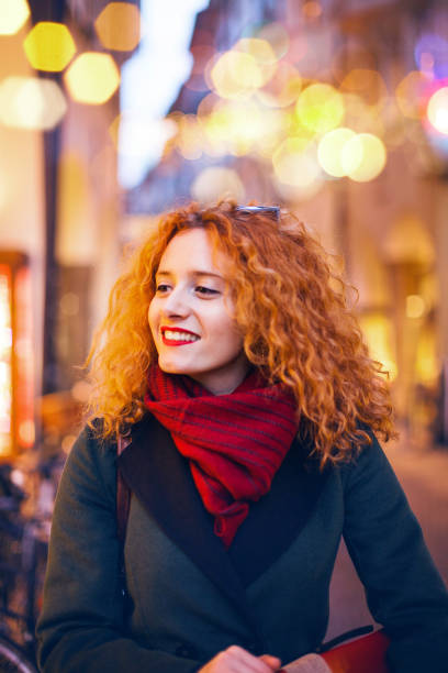 istock Young woman christmas shopping 858220416