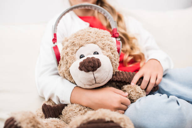 istock teddy bear with headphones 858222794
