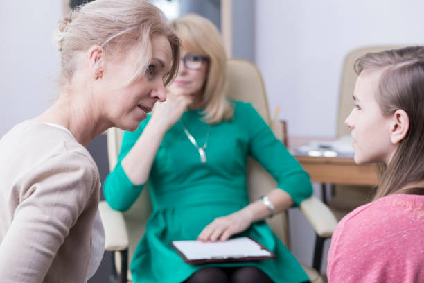 istock Daughter and overprotective mother's psychotherapy 858222832