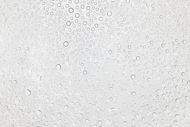istock Water drops on glass, Rain droplets on glass background. 858223196