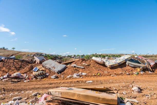 istock Rubbish dump in rural area 858225178