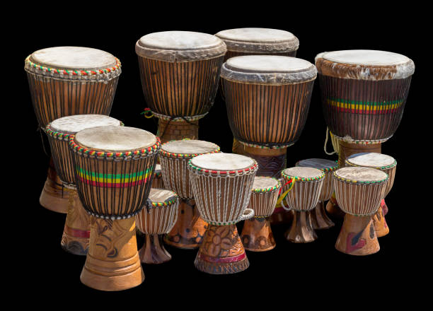 istock lots of african drums 858229000
