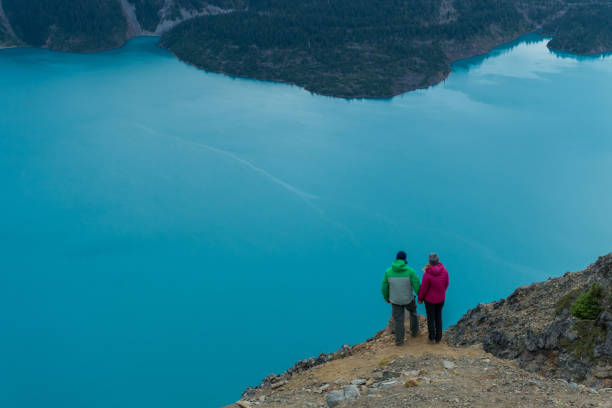 istock Couple embracing nature 858239450
