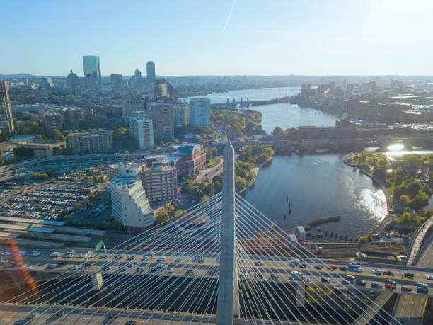 istock Urban panorama, downtown pier. 858248860