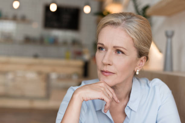 istock beautiful mature woman 858251836