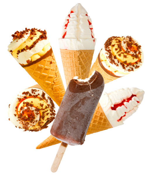 istock Isolated image of many delicious ice cream close 858253412