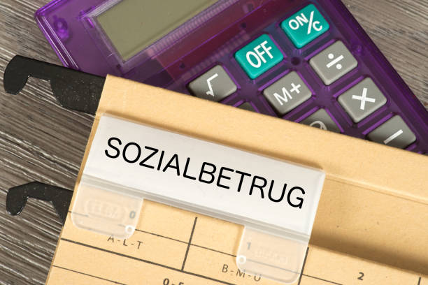 istock A calculator and social fraud 858253550