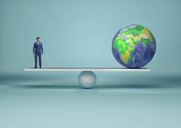 istock Businessman in balance 858259870