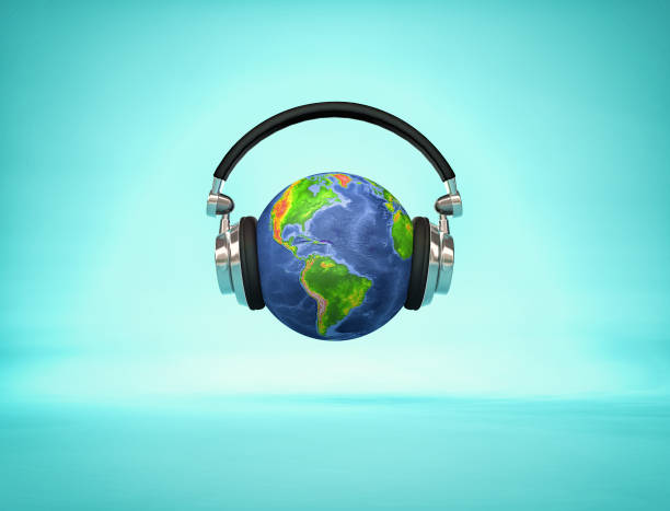 istock Listening the world - headphone 858259910