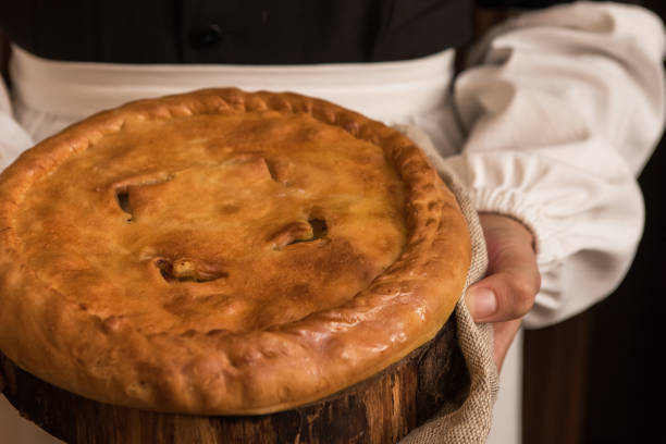 istock Pie from potato meat cheese and vegetables 858260578