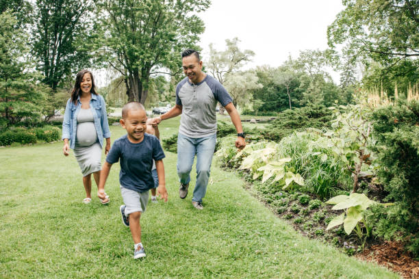istock Family having fun outdoor 858277080