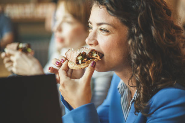 istock Young women on a lunch break 858279506