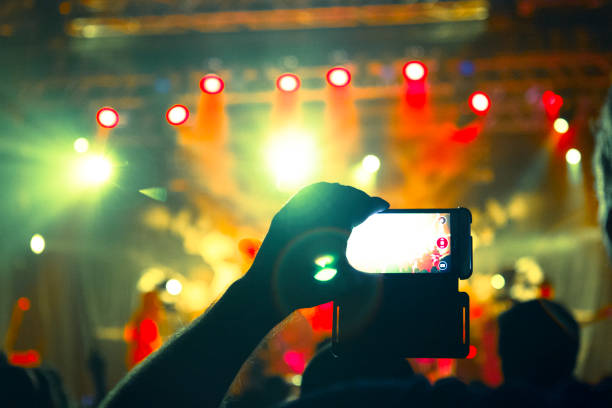 istock Concert crowd in front of a live stage 858292654