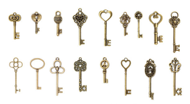 istock Set of vintage keys 858293190