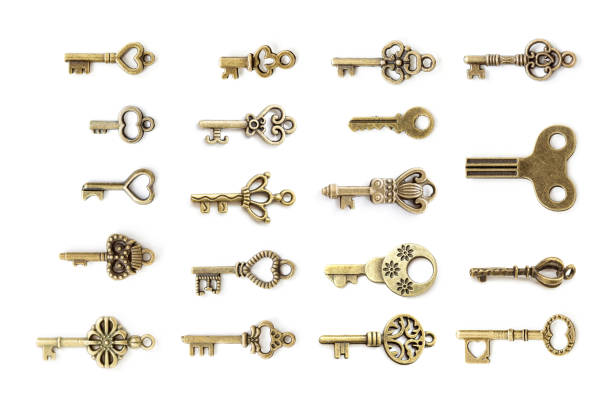 istock Set of vintage keys 858293206