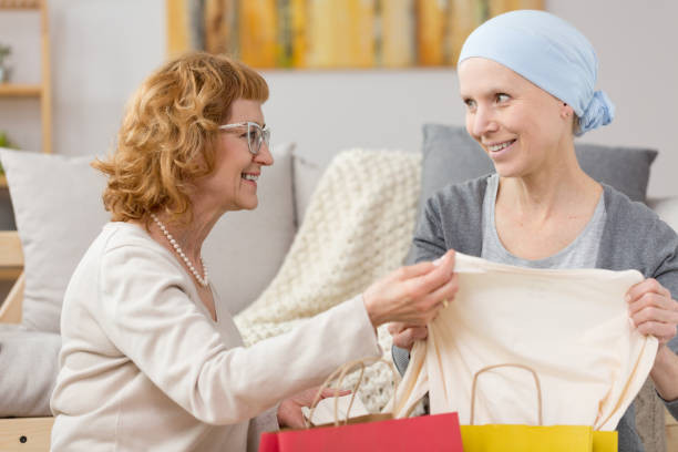 istock Tumour survivor receiving a gift 858302894