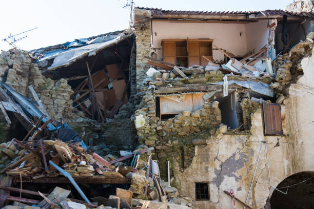 istock City destroyed by an earthquake 858305424