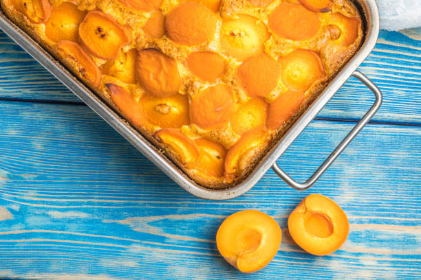 istock Tart with apricots. 858305692