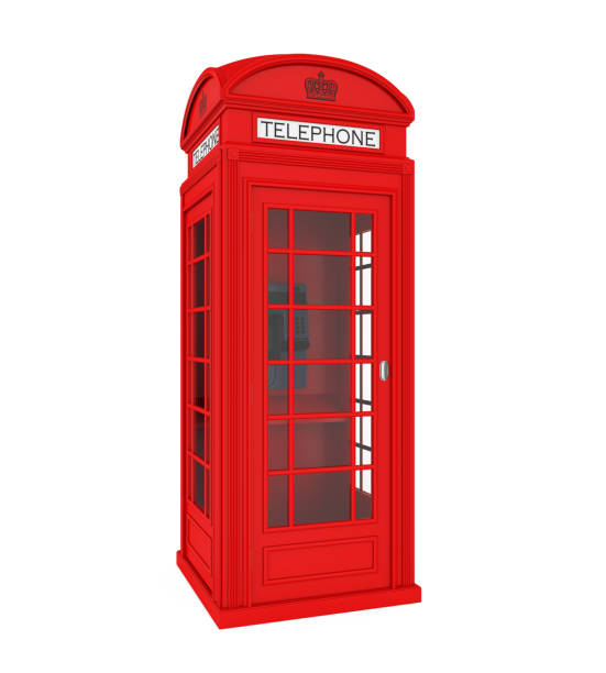 istock British Red Telephone Booth Isolated 858308856