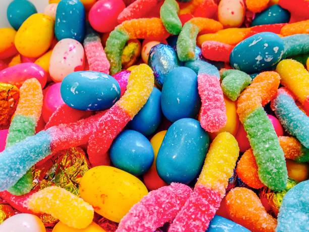istock Collection of Colorful Candy Pieces 858322556
