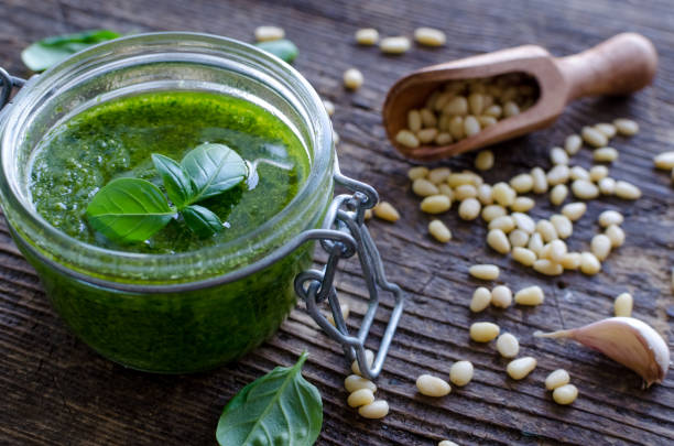 istock Pesto genovese sauce 858322986