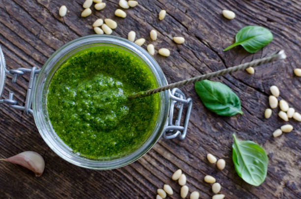 istock Pesto genovese sauce 858322992