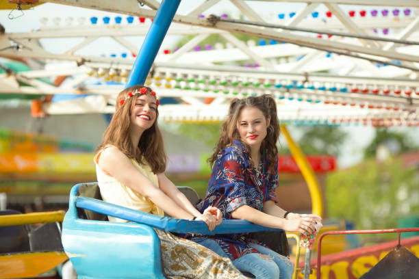 istock Excited For the Theme Park Ride 858323630