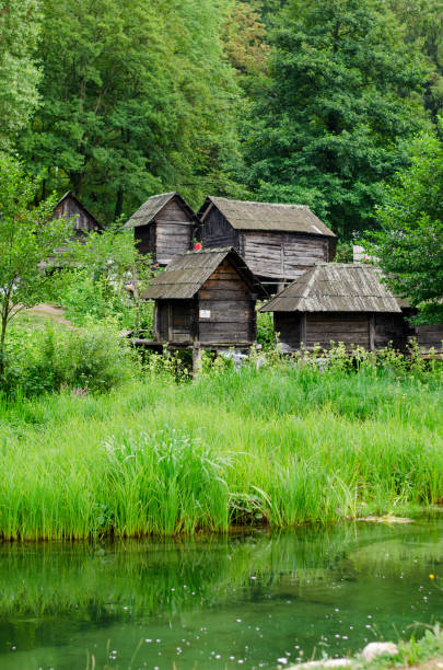 istock Wooden water-mills in Jajce 858330948
