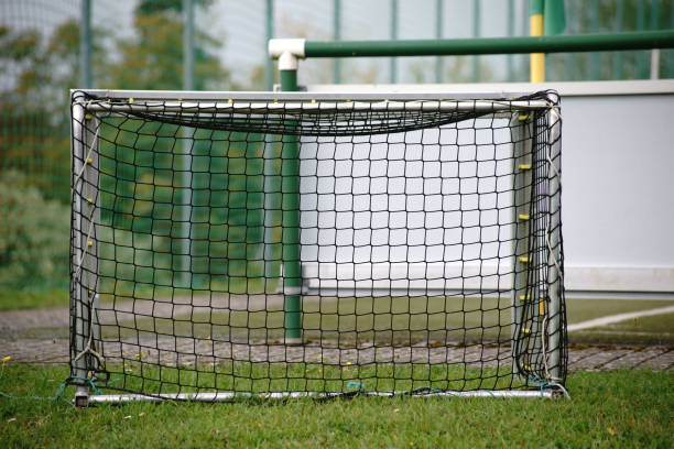 istock Small football goal 858334132