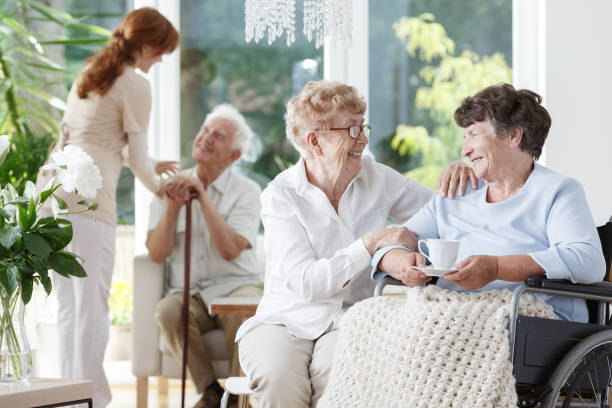 istock Woman visiting her friend 858341116