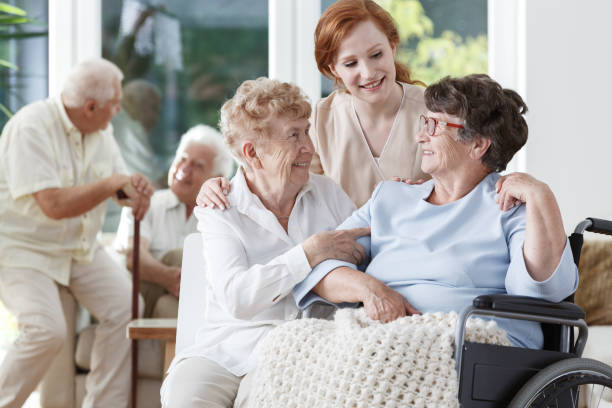 istock Nurse and friend supporting lady 858341264