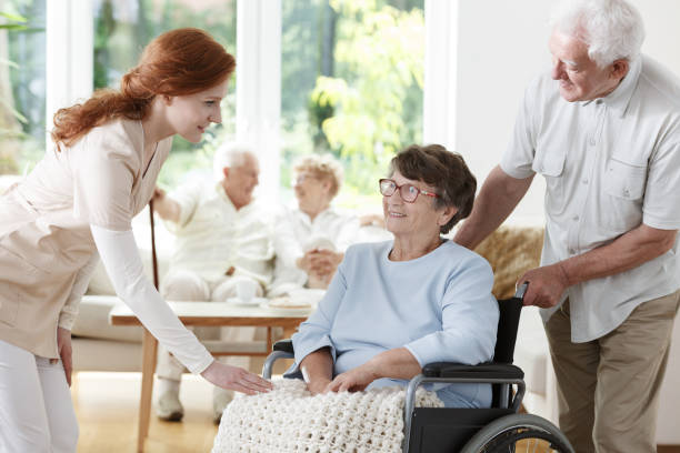 istock Nurse saying goodbye to patient 858341298