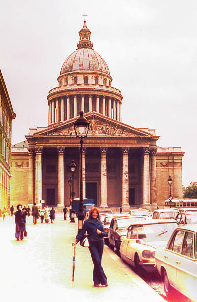 istock Vintage visit to the Pantheon, Paris 858344648