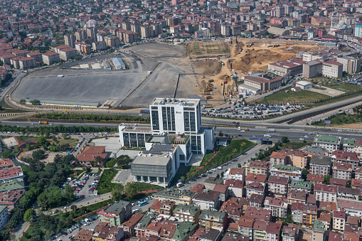 Umraniye, Istanbul, Turkey - May 03, 2013; Istanbul Umraniye New Municipal Building.Turkey