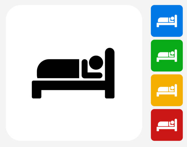 ilustrações de stock, clip art, desenhos animados e ícones de man sleeping lodging - lodging