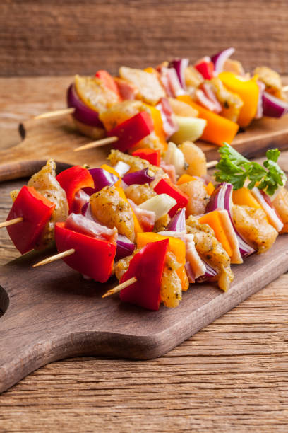 istock Raw beef skewers ready for grilling 858359578