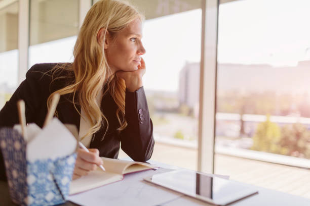 istock Businesswoman in the office 858364698
