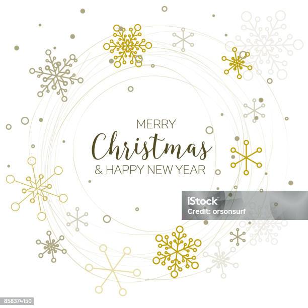 Vlockyretropozadiblueredcircle Stock Illustration - Download Image Now - Christmas Card, Border - Frame, Christmas