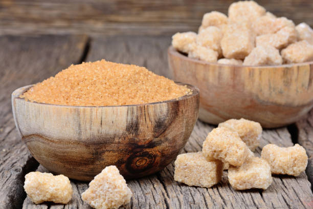 istock Beige sugar in a bowls on table 858378450