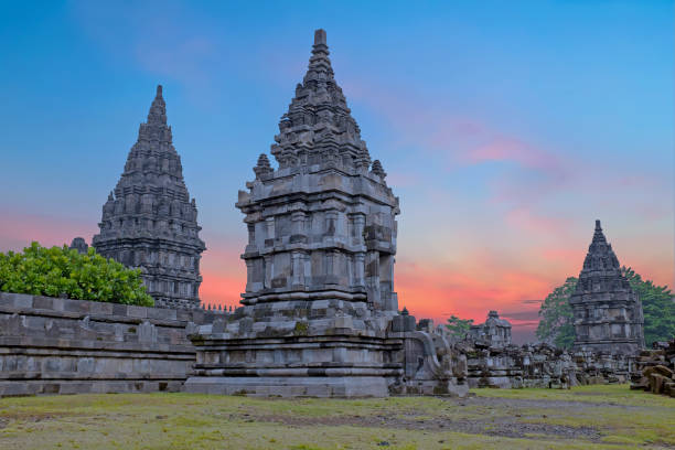 istock Prambanan or Candi Rara Jonggrang is a Hindu temple compound in Java, Indonesia 858403012