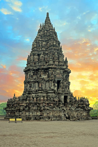 istock Prambanan or Candi Rara Jonggrang is a Hindu temple compound in Java, Indonesia 858403014