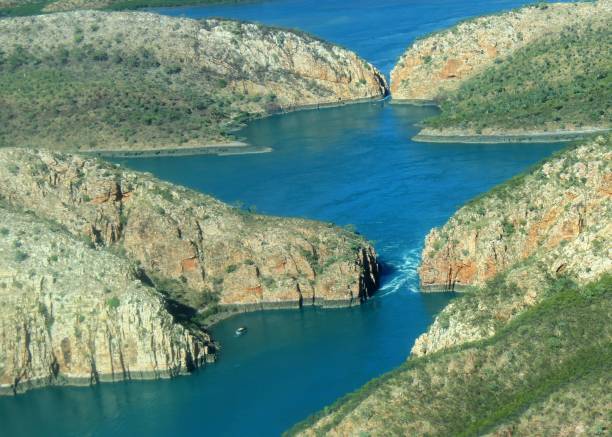 istock Tidal movement at the Horizontal waterfalls, far north Western Australia 858405680