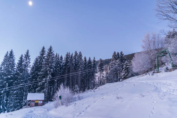 istock Morning with sunrise in Jeseniky mountains 858422732