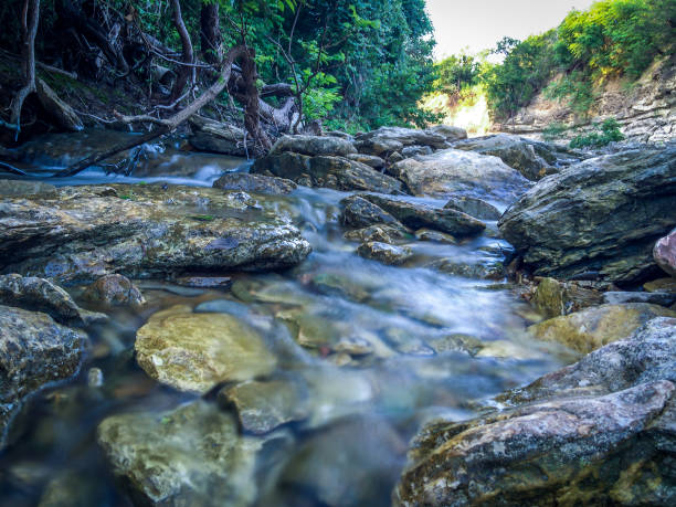 istock Water Streaming Through Rocks in a Creek 858423724