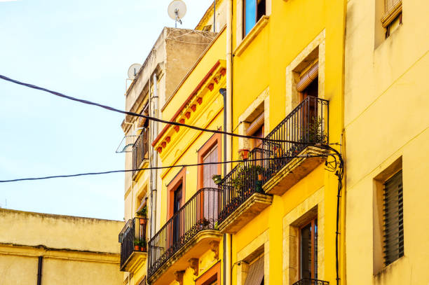 istock Stylish balcony with a metal railing, solid architectural element, a place of rest and relaxation, vintage decor 858425132