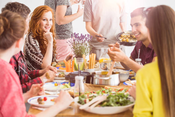 istock People eating healthy organic dishes 858426890
