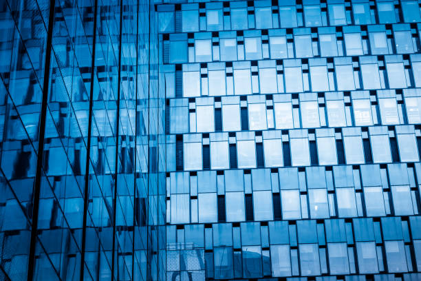 istock Detail glass building background 858432616