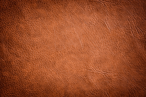 Brown Leather Texture used as luxury classic Background.