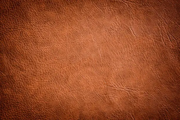Photo of Brown Leather Texture used as luxury classic Background